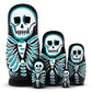 Nesting Dolls Wooden Russian Skull Matryoshka Dolls Gift for Halloween Toddler Kids Boys Girls Toys for Children Christmas Birth