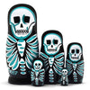 Nesting Dolls Wooden Russian Skull Matryoshka Dolls Gift for Halloween Toddler Kids Boys Girls Toys for Children Christmas Birth