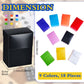 Deekin 18 Packs Deck Cards Box Trading Card Storage Box Case Carrying Case For Family Party Games Supplies(Bright Color,4 X 2.8 X 2 Inch)