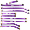 TEIRAY SCX24 Links Upgrades High Clearance RC Crawler Car Steering Rod Tie for SCX24 Gladiator 1/24 RC Crawler Car Axial AXI0000