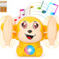 Zest 4 Toyz Dancing Musical Toy For Kids Tumbling Monkey Doll Toy Voice Control Sensor Rotating Arm Light Sound Toy Abs Battery