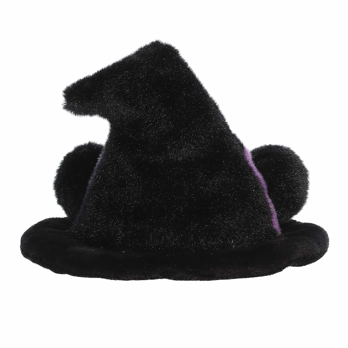 Aurora® Rowena Witch Hat™ Plush - Black, 4" Stuffed Animal - Collectible for Halloween - Fun Gift for Kids & Adults