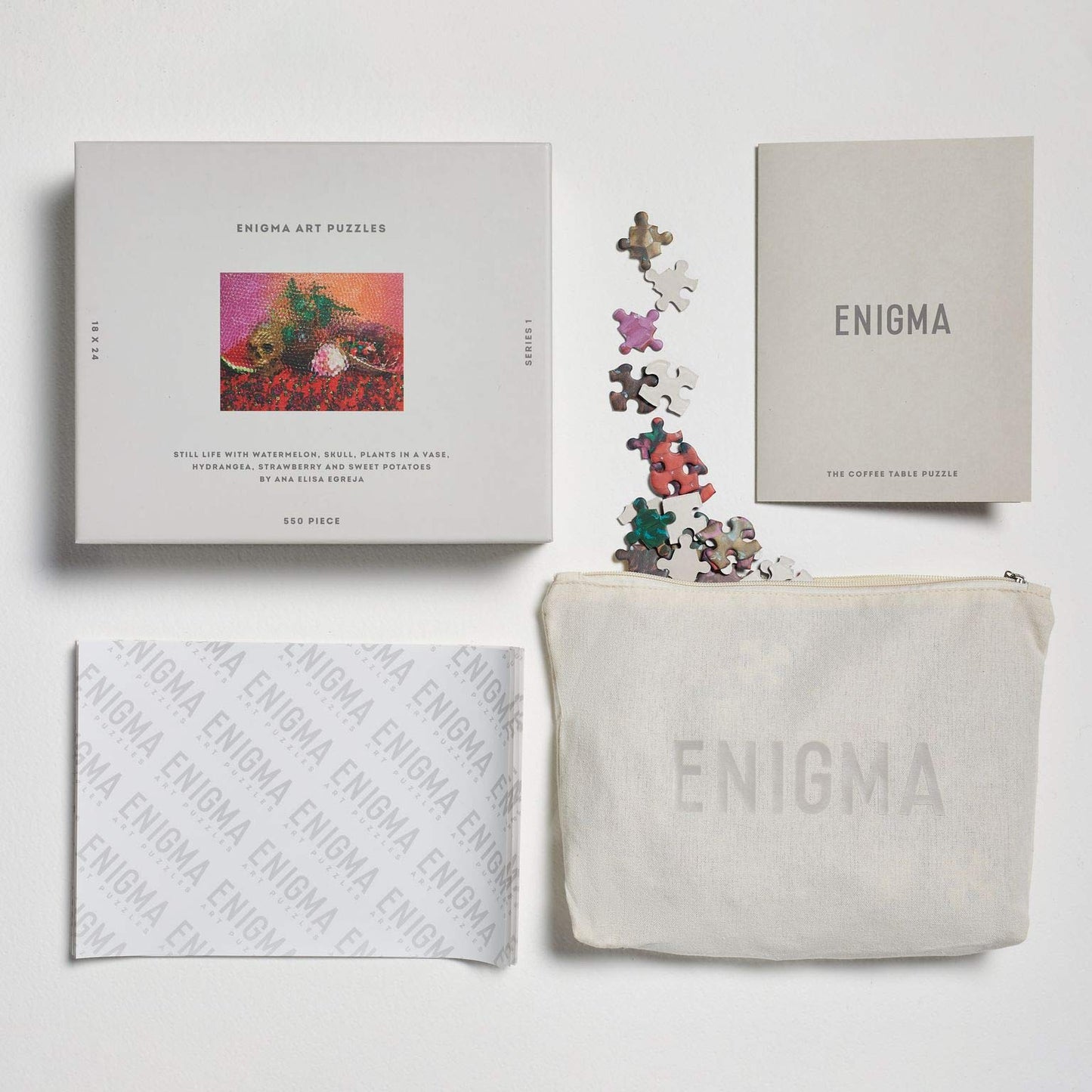 Enigma Art Puzzle by Ana Elisa Egreja - Still Life  550 Piece enhanced Blueboard Jigsaw Puzzle Plus