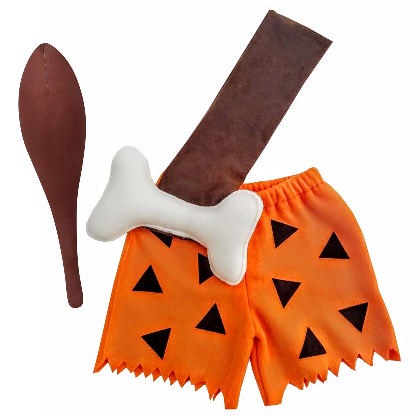 Luke And Lulu Halloween Toddlers Costume - Pebbles Outfit For Baby Girls - Caveman Bam Bam Costume For Baby Boys
