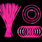Yofobu Pink Glow Sticks Light Up Bracelets Necklaces With Connectors 50Ct 8' Glowsticks Bulk Neon Party Supplies For Christmas New Year Valentine'S Day July 4Th Gender Reveal Wedding Birthday