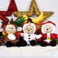 My Oli 7' Plush Christmas Stuffed Animal Teddy Bears 3 Pack Christmas Plush Toys: Santa, Reindeer And Snowman With Flippable Hats For Kids Christmas Hanging Plush Decorations