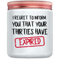 40th Birthday Gifts Women, Men - Funny 40 Year Old Birthday Gifts Ideas - Unique Turning 40 Happy Birthday Gifts for Mom, Her, H