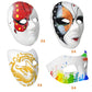 Lynkaye White Plain Masks,16 Pcs Diy Unpainted Masquerade Masks Craft Mardi Gras Dance Cosplay Party Mask Costume (Style A)