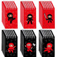 Zhanmai 48 Pcs Ninja Theme Secret Notebooks Spiral Notebooks Ninja Mini Notepads for Students, Detective Spy Theme Parties, Secr