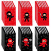 Zhanmai 48 Pcs Ninja Theme Secret Notebooks Spiral Notebooks Ninja Mini Notepads for Students, Detective Spy Theme Parties, Secr