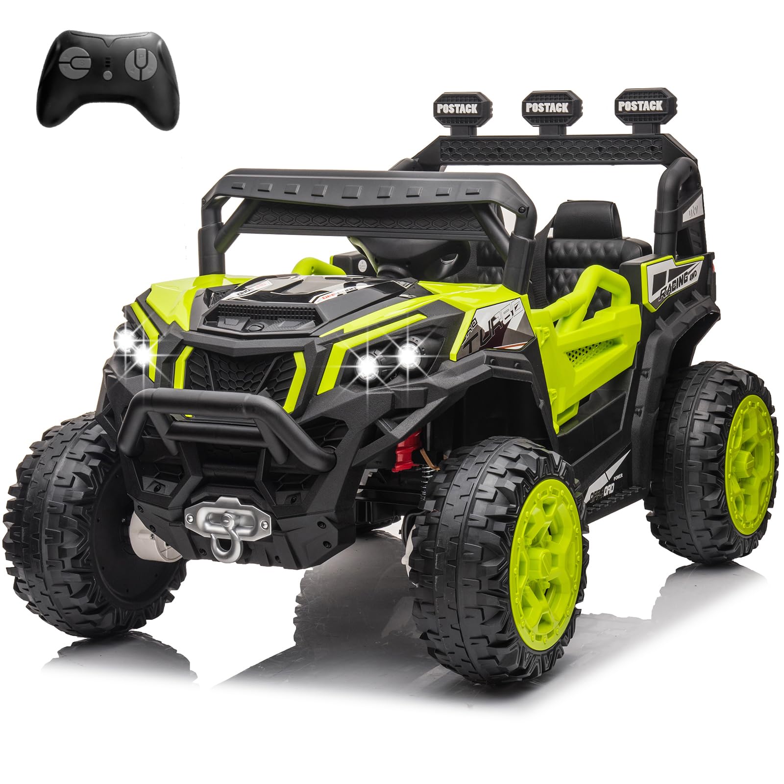 Nitoess 24V Battery Powered Electric Car for Big Kids, 24V Riding Cars for Kids Ages 4-8, Children Car with Bluetooth 3 Speeds L