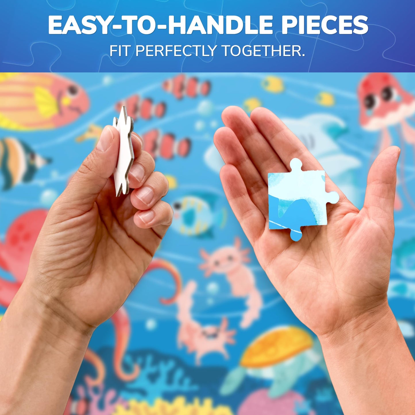 Quokka Puzzles For Kids Ages 3-5 - 30 Pieces Puzzles For Toddlers 2-4 - Sea World Learning Jigsaw Puzzles For Kids 4-6 Years Old