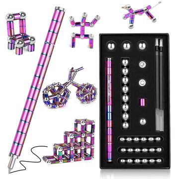 Machohome Fidget Pen Gifts Magnetic Pen Fidget Toys For Adults Teenage Girls Boys Adults,Toy Pen Decompression Toy Magnet Pen,Mu