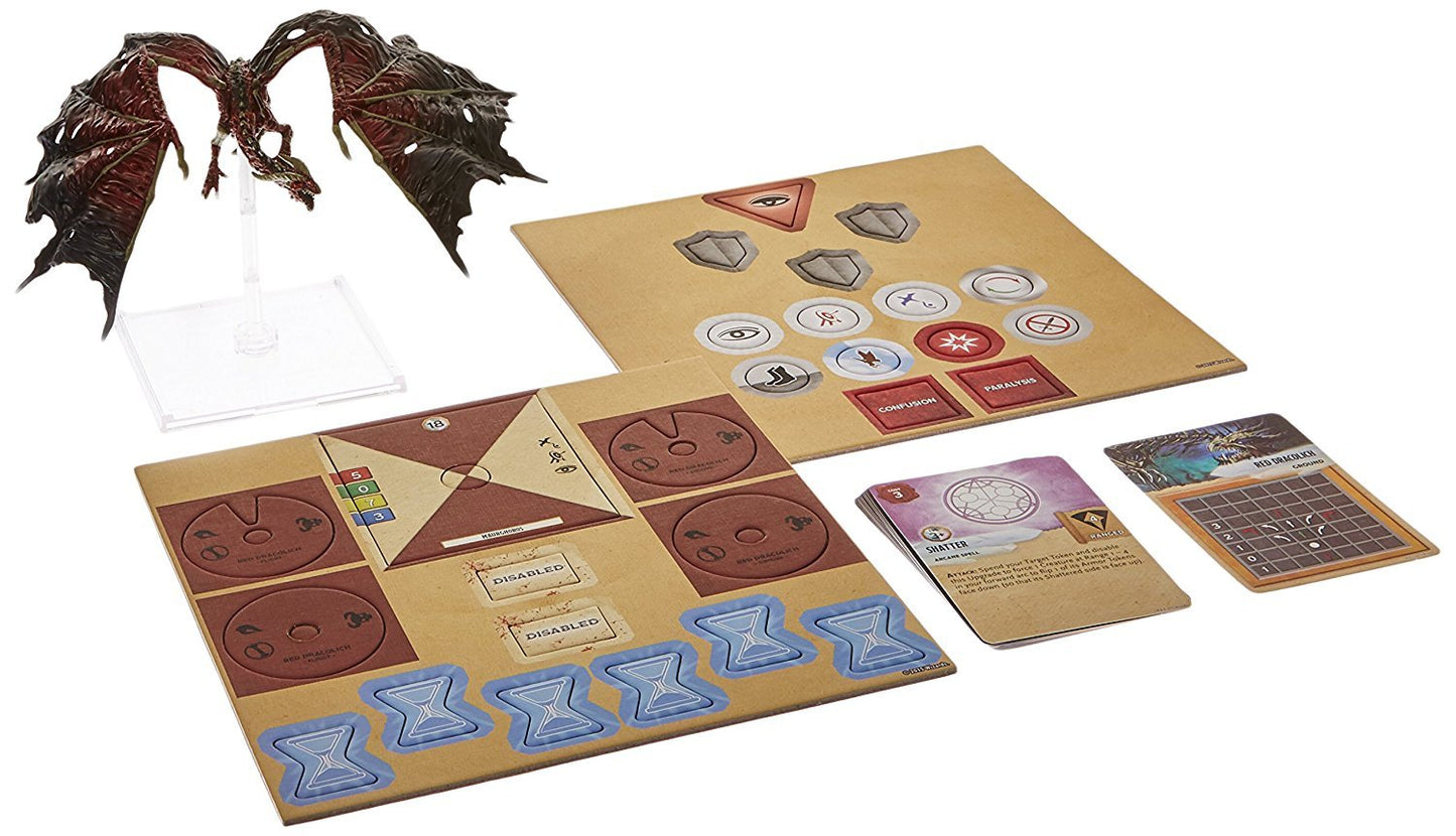 Dungeons And Dragons D And D Attack Wing Wave 5 Red Dracolich Board Game