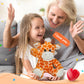 CozyWorld 13" Giraffe Stuffed Animal with Voice Recorder, Soft Plush Toy, 100% PP Cotton, Heartbeat Gift for Kids