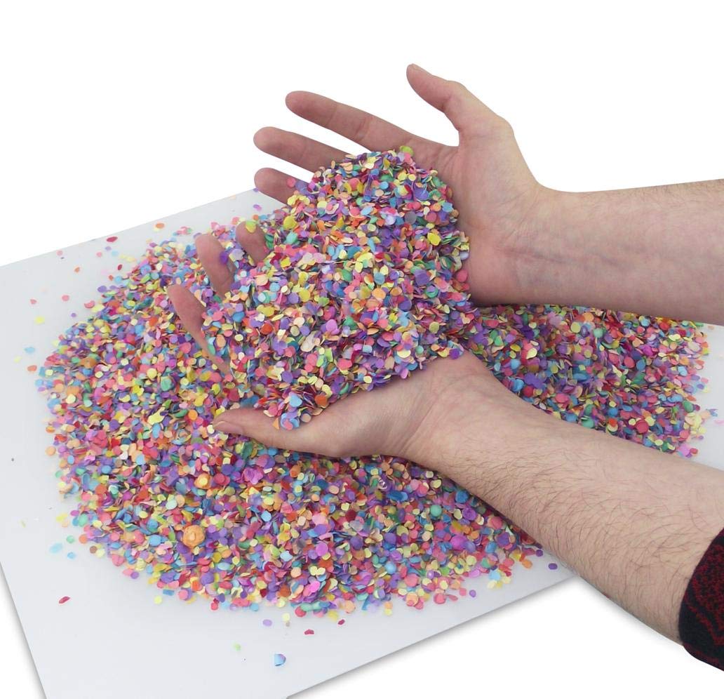 More Fiesta Paper Mexican Confetti Bag - 300g Multicolored Medium Easter Egg Filler