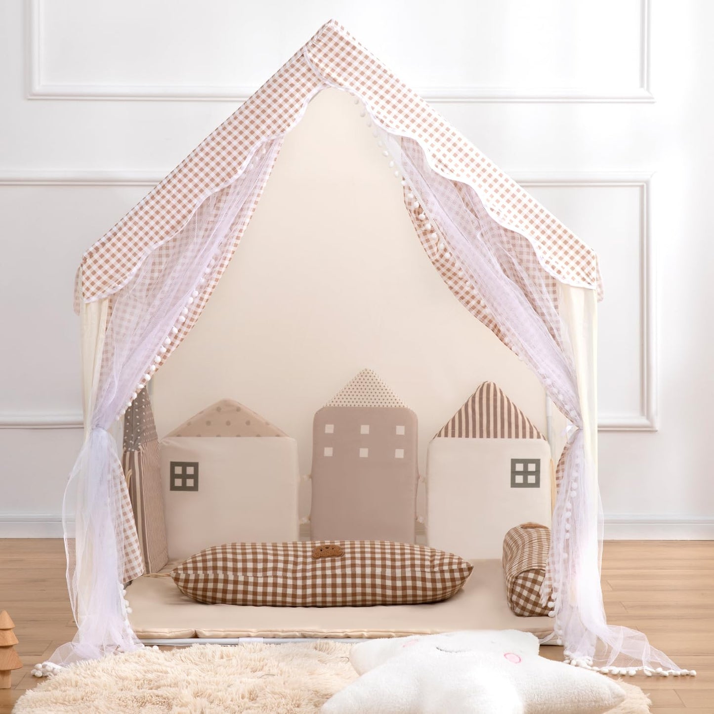 Kids Play Tent Children Tent With A String Of Star Lights Boys Girls Indoor Princess Toy House Outdoor Picnic Small House Childr