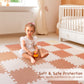 Tcbunny Kids Soft Eva Foam Jigsaw Puzzle Play Mat, 36 Interlocking Tiles And Edges Baby Play Mat, For Kids Gym, Nursery, Playroo