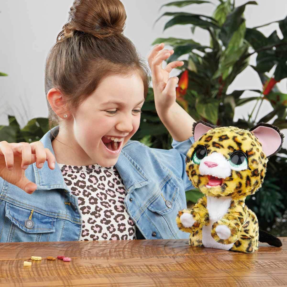 Furreal Lil’ Wilds Lolly The Leopard Plush Toy, Electronic Pets, With 40+ Sounds And Reactions; Interactive Pet, Animatronic Toys For 4 Year Old Girls And Boys And Up