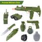 Tacobear Army Soldier Military Costume For Kids Boys Ages 3-11 Halloween Dress Up Role Play Set With Toy Accessories