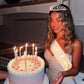 CIEHER 19th Birthday Crown and Sash for Girls, It s My 19 Bday Sash, 19th Birthday Decorations Rose Gold