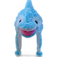 Dollibu Stuffed Dolphin Plush Animal Hat - Cute Kids Hat With Ear Flaps, Novelty Beanie Winter Hat, Winter Animal Hats For Kids 