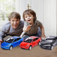 Gidoyi Toy Car Model X, Pull Back Car Toys Alloy Vehicles With Lights And Sound 1:32 Scale Model Car (Red)