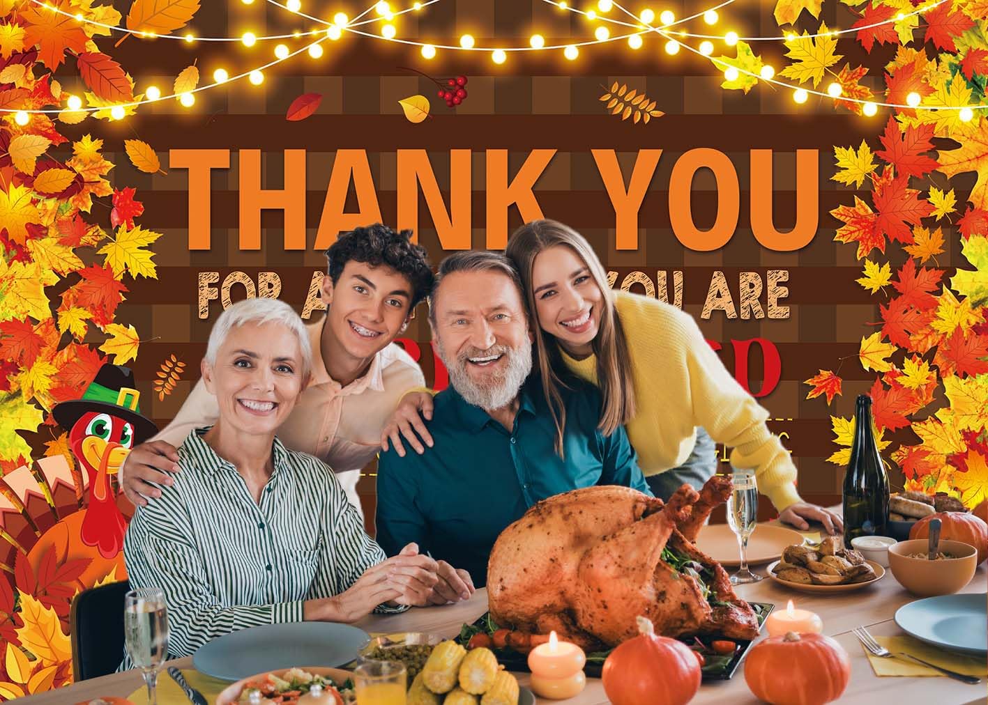 Fall Thanksgiving Backdrop Fall Thank You for All You Do Photography Backgound Thanksgiving Appreciated Friendsgiving Give Thank