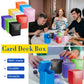 Deekin 18 Packs Deck Cards Box Trading Card Storage Box Case Carrying Case For Family Party Games Supplies(Bright Color,4 X 2.8