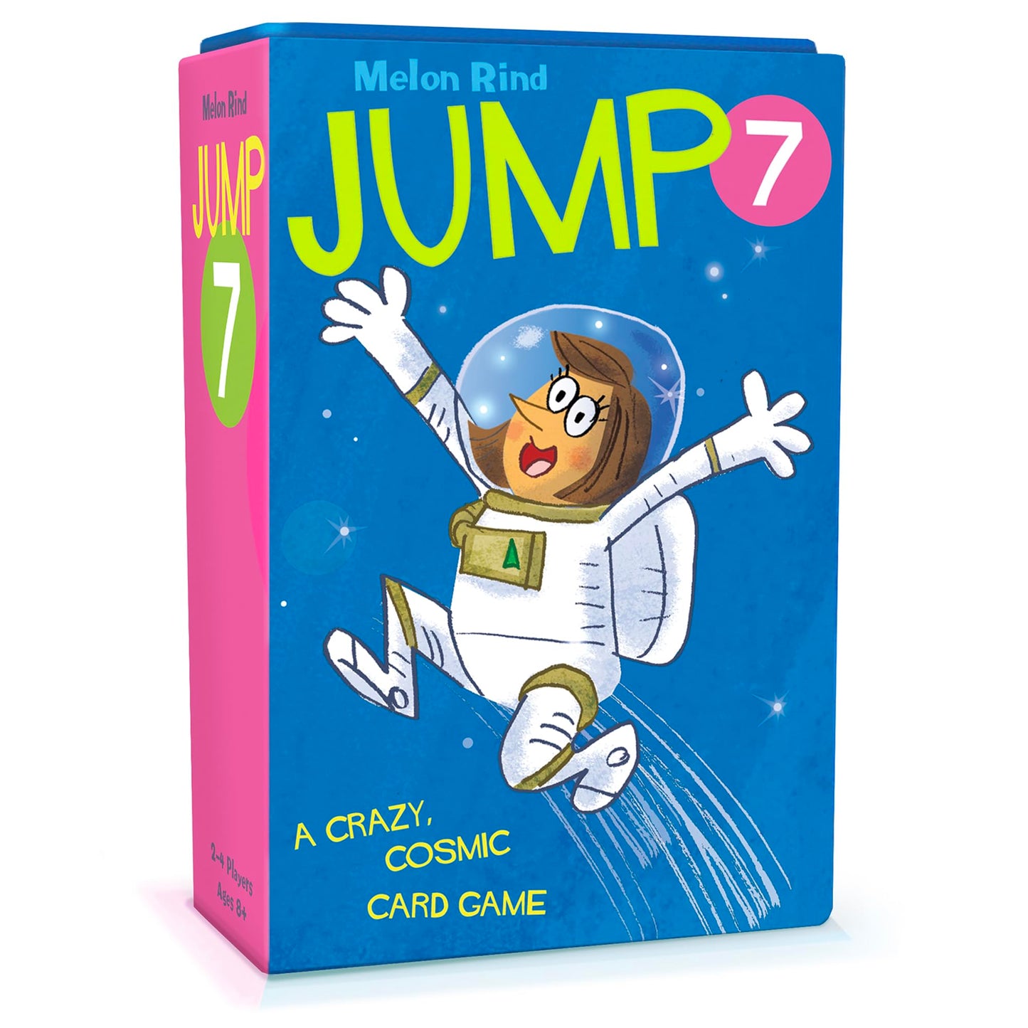 Melon Rind Jump 7, Math Game For Kids (Ages 8+) Fun Multiples Of 7 Card Game, Lively Educational Card Game, Stocking Stuffer For