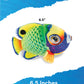 Real Planet Sea Life Plush - Soft Stuffed Animal Gift For Kids All Ages, Sea Ocean Fishing Plushie, Fun Christmas Birthday Gifts (Striped Angel Fish, 6.5') (Green)