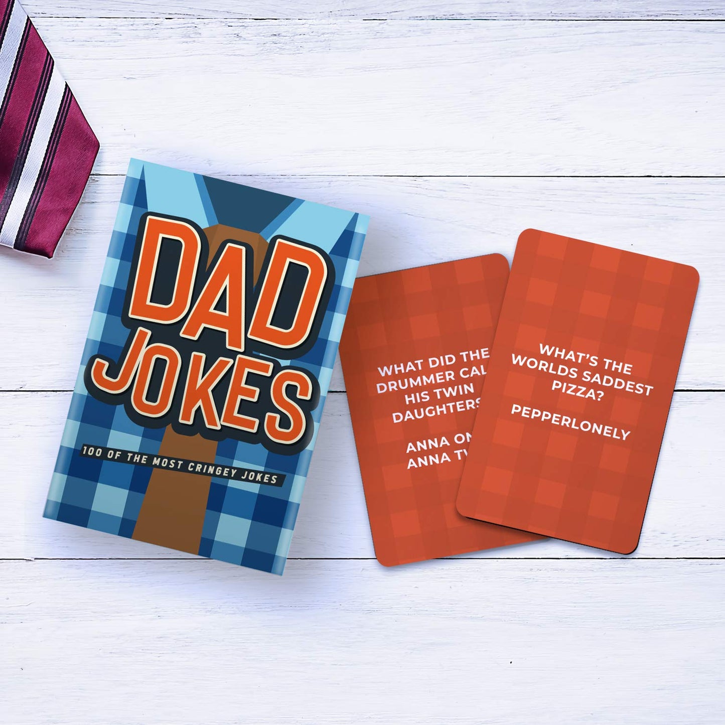 Gift Republic Dad Jokes 100 Hilarious Joke Cards Worlds Funniest & Puns Funny Fathers Day Birthday Christmas for Granddad