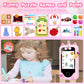 Kids Smart Phone for Girls, Christmas Birthday Gifts for Girls Age 3-10,Kids Toys Cell Phone, Toddler Learning Play Toy Phone wi