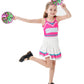 Matagami Kids Girls Cheerleader Costume For Birthday Halloween Party Cosplay 5T 6T Rose