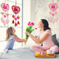 Fennoral 6 Pack Mom Dream Catcher Craft Kit For Kids Paint You Own Mother'S Day Dream Catcher Diy Coloring Wooden Art And Craft