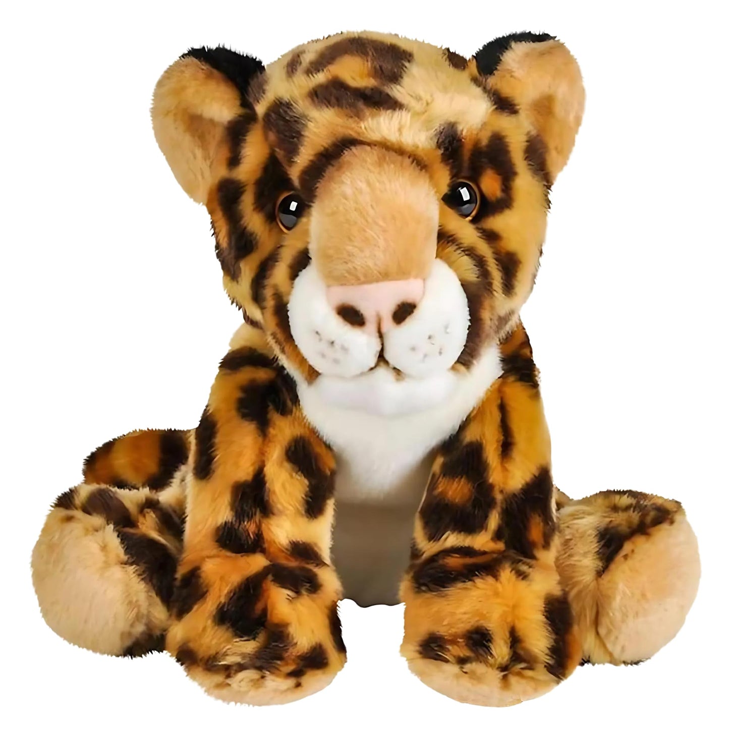 Forest & Twelfth 12'' Stuffed Leopard Plush, Heirloom Collection Stuffed Animal, Premium Materials, Best Gift For Kids Age 3+, N