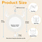 Sublimation Wind Spinner Blanks, 6 Pack 10 Inch 3D Aluminum Metal Hanging Wind Spinner Bulk For Garden Yard Outdoor, Window Porc