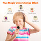 Jungle Monster Mini Karaoke Machine, 4 Magic Voices Mini Karaoke Machine With 2 Wireless Microphones, Wireless Karaoke Machine F