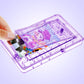 Skylety 5 Pcs Money Puzzle Box Gift Card Box Plastic Puzzle Card Holder Fun Maze Intellectual Pinball Machine Game for Teens and mature-themeds Birthday Party Favors(Purple)