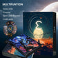 Pokemans Card Binder For Cards, Trading Cards Binder 9 Pocket, Collectible Card Zipper Waterproof Albums Fits 980 Cards