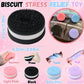 4Pcs Biscuit Stress Relief Toy, Pinching Biscuit Simulation Squishy Toy, Anxiety Relief Sensory Toy,Soft Decompression Toy, Stre