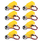 AEDIKO 8pcs TT Motor Dual DC 3-6V Gearbox Motor 200RPM Ratio 1:48 Shaft Motor with 2.54mm Wire for Arduino DIY Smart Car Robot
