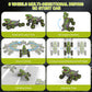 8WD RC Stunt Car Toys for Kids,2.4Ghz Remote Control Dinosaur toys 360 Rotating Changeable RC Stunt Dinosaur Remote Control Dino