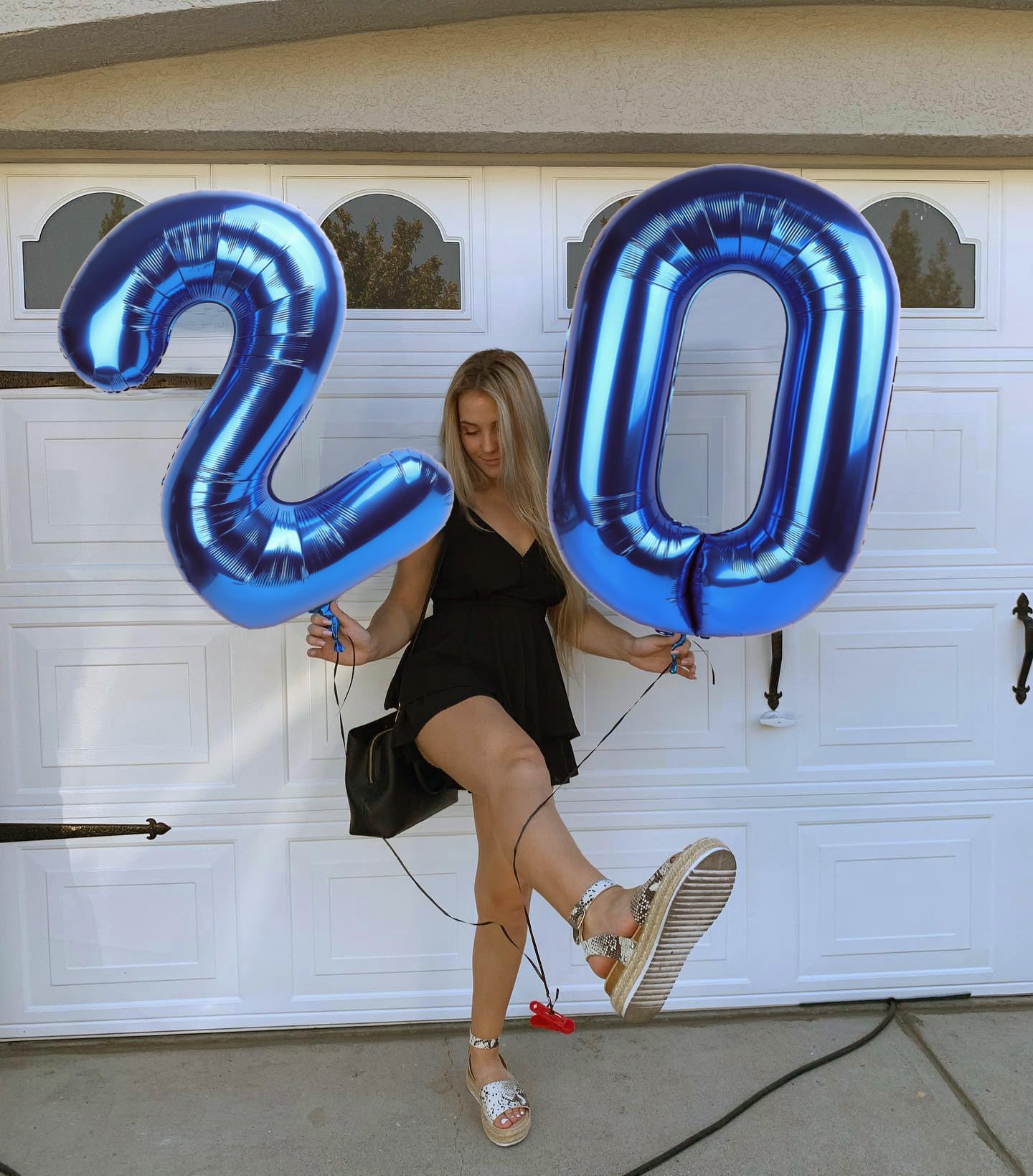 Navy Blue Number 20 Balloon 40 Inch, 20 Number Balloon, 20Th Navy Blue Birthday Decorations, 20 Year Old Girls Boys Blue Party S