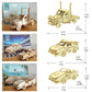 3D Wooden Puzzle - 6 Piece Set Wooden Car Brain Teaser Puzzle - Diy Assembly Car Building Model Kits - Wood Stem Toys Gifts For Kids And Adults Teens Boys Girls
