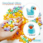 EOMTUR 200 Miniature Christmas Rubber Ducks - Small Yellow Resin Duckies in Assorted Colors for DIY Holiday Decorations
