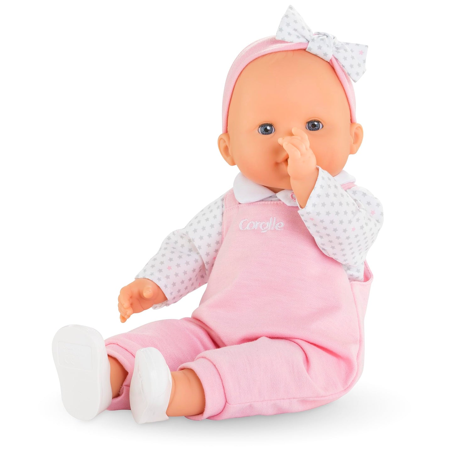 Corolle Lise Baby Doll 14 Inch Soft Body for Kids Ages 3 and Up Vanilla Scented with Brushable Hair Pink Outfit Sleeping Eyes En