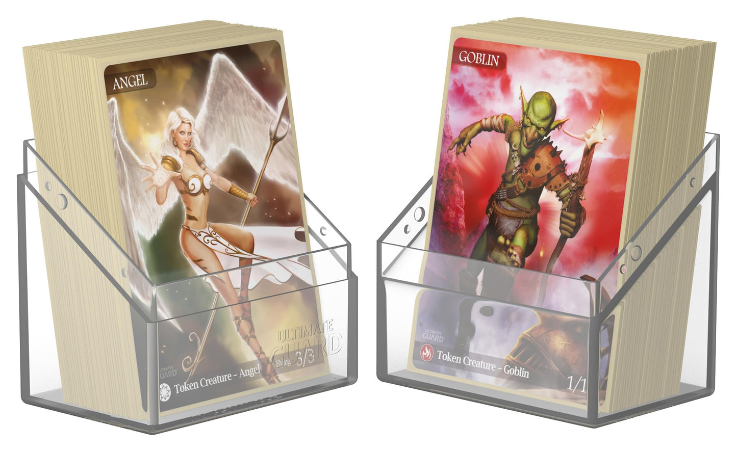 Ultimate Guard Boulder 60+ Classic, Deck Case For 60 Double-Sleeved Tcg Cards, Clear, Secure & Durable Storage For Trading Card Games