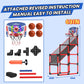 Eaglestone 63In Kids Arcade Basketball Hoop Indoor, Led Scoreboard Basketball Arcade Game Set For Outdoor With Cheer Sounds, Kids Basketball Toys For Boys Girls Age 3-5 5-7 4-8