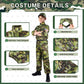Metemot Kids Army Costume For Boys, Military Army Costume With Army Toys, Solider Boy Dress Up, Halloween Costumes For Boys